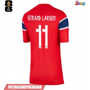 Lacne Ženy Futbalové dres Nórsko Jorgen Strand Larsen #11 MS 2026 Krátky Rukáv - Domáci